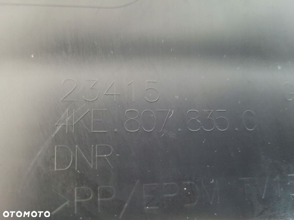 audi e-tron s-line spoiler zderzaka dyfuzor tył 4ke807835c - 4