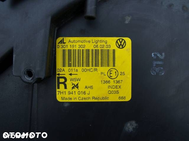 Image Volkswagen Transporter T5 03-09r Světlomet pravý