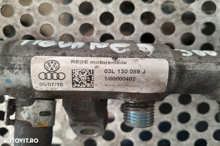 RAMPA INJECTOARE 2.0 TDI 170 CP 03L130089J MX1253 Volkswagen VW Tigua - 2