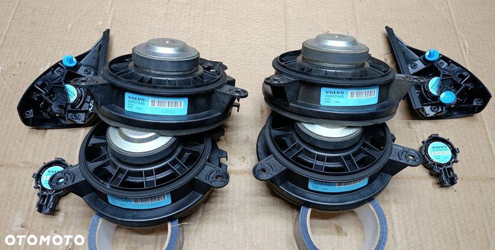 Volvo V60 I głośnik komplet głośniki niebieskie komplet S60 II 30657445, 31252330 - 2