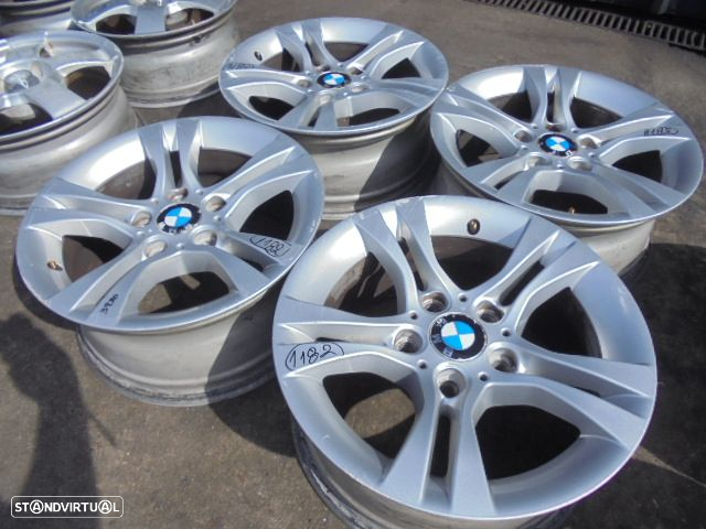 Jogo De Jantes 6780907 BMW  E90 FASE 2 2009 318D 143CV 4P PRETO 31 7Jx16 5X120 72MM - 5
