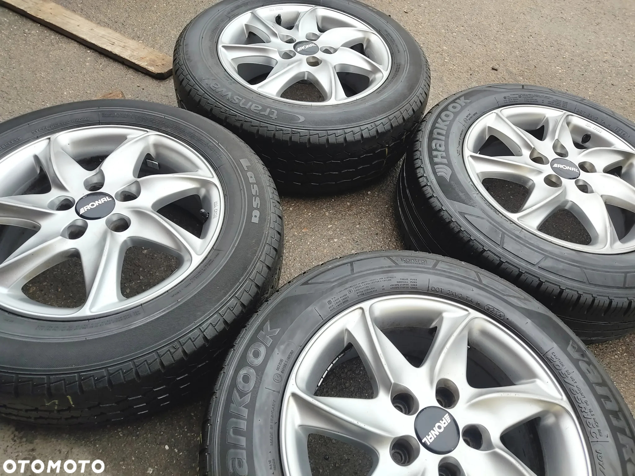 5x112 Alufelgi Felgi Aluminiowe Koła Letnie Lato 16C 16 MERCEDES V KLASA VIANO VITO W639 W638 VW T4 Transporter Caravelle Multivan Legnica ALU-RAD 205/65 6,5mm - 4
