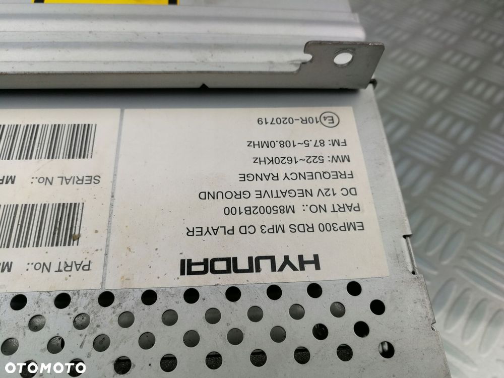 M85002B100 EMP300 radio fabryczne cd mp3 fm HYUNDAI SANTA FE II 2 2006- EU - 9