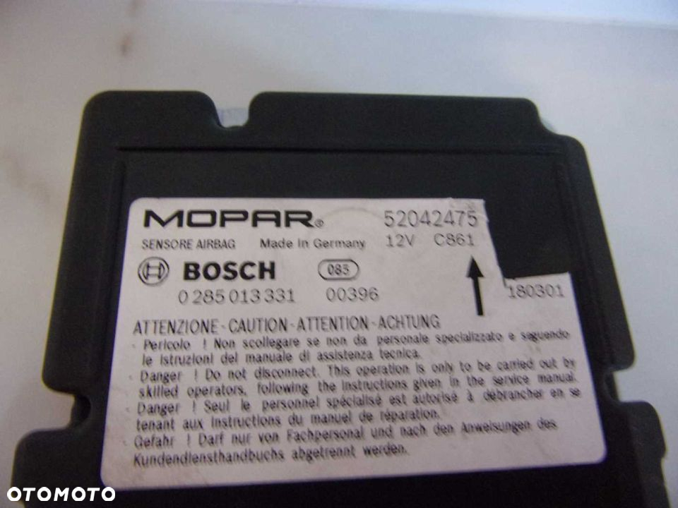 JEEP RENEGADE SENSOR MODUŁ AIRBAG 52042475 - 3