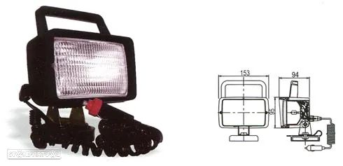 Farol com base magnética com ligação ao Isqueiro Jipe Trator etc MUL1712 - 1