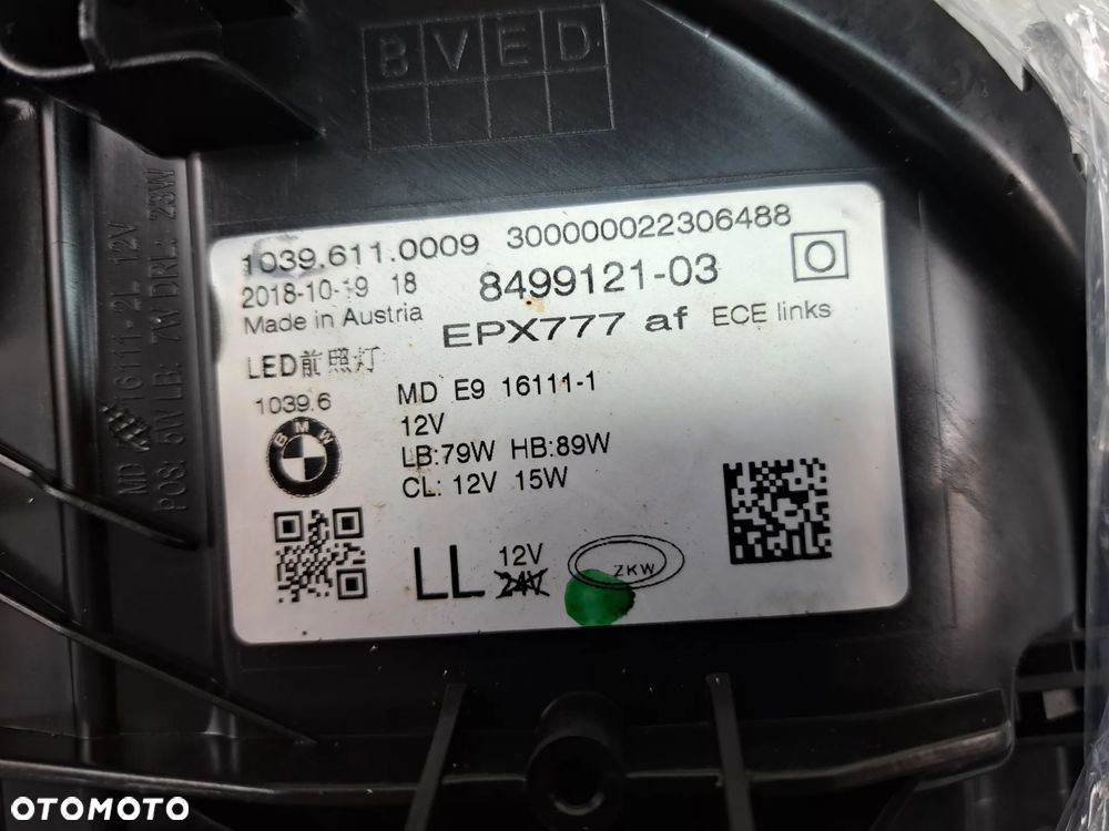 BMW G30 Full Led Adaptive LAMPA PRAWA LEWA KOMPLET - 10