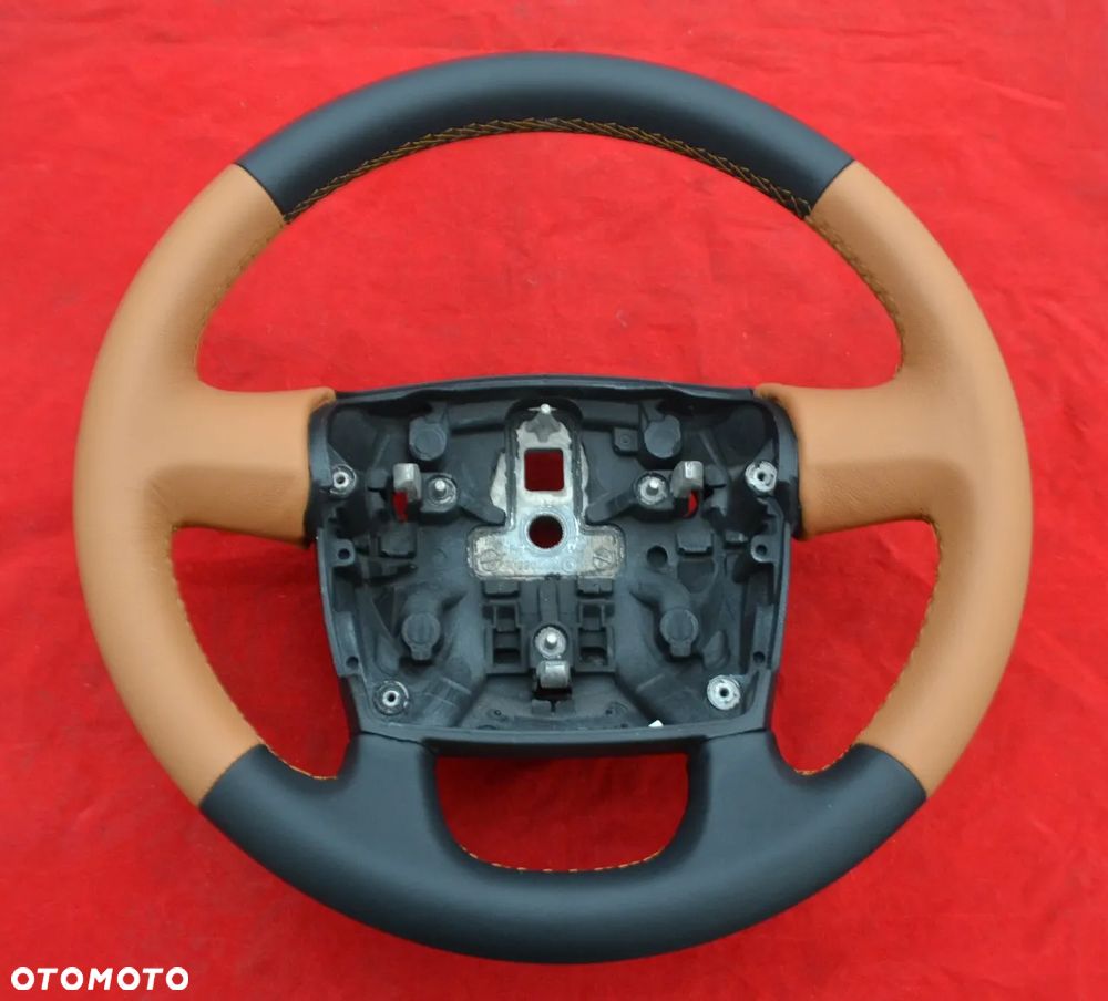 FIAT DUCATO CITROEN JUMPER Peugeot Boxer Kierownica Nowa Skóra Skórzana Multifunkcja - 3