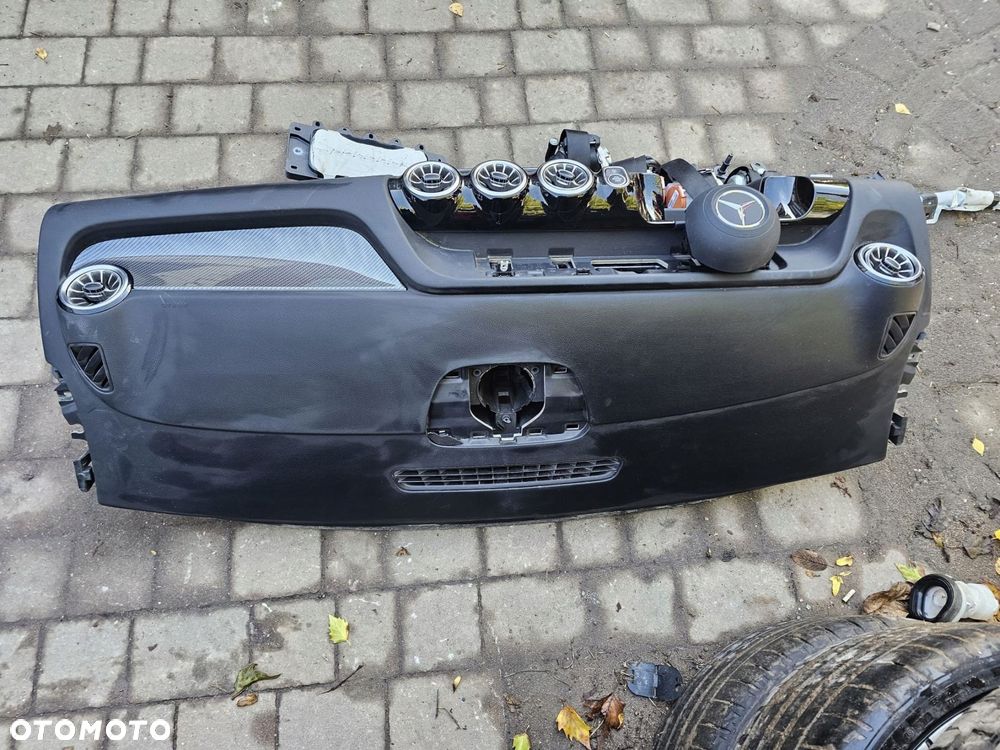 konsola airbag pasy komplet mercedes gla 247 pakiet amg - 2