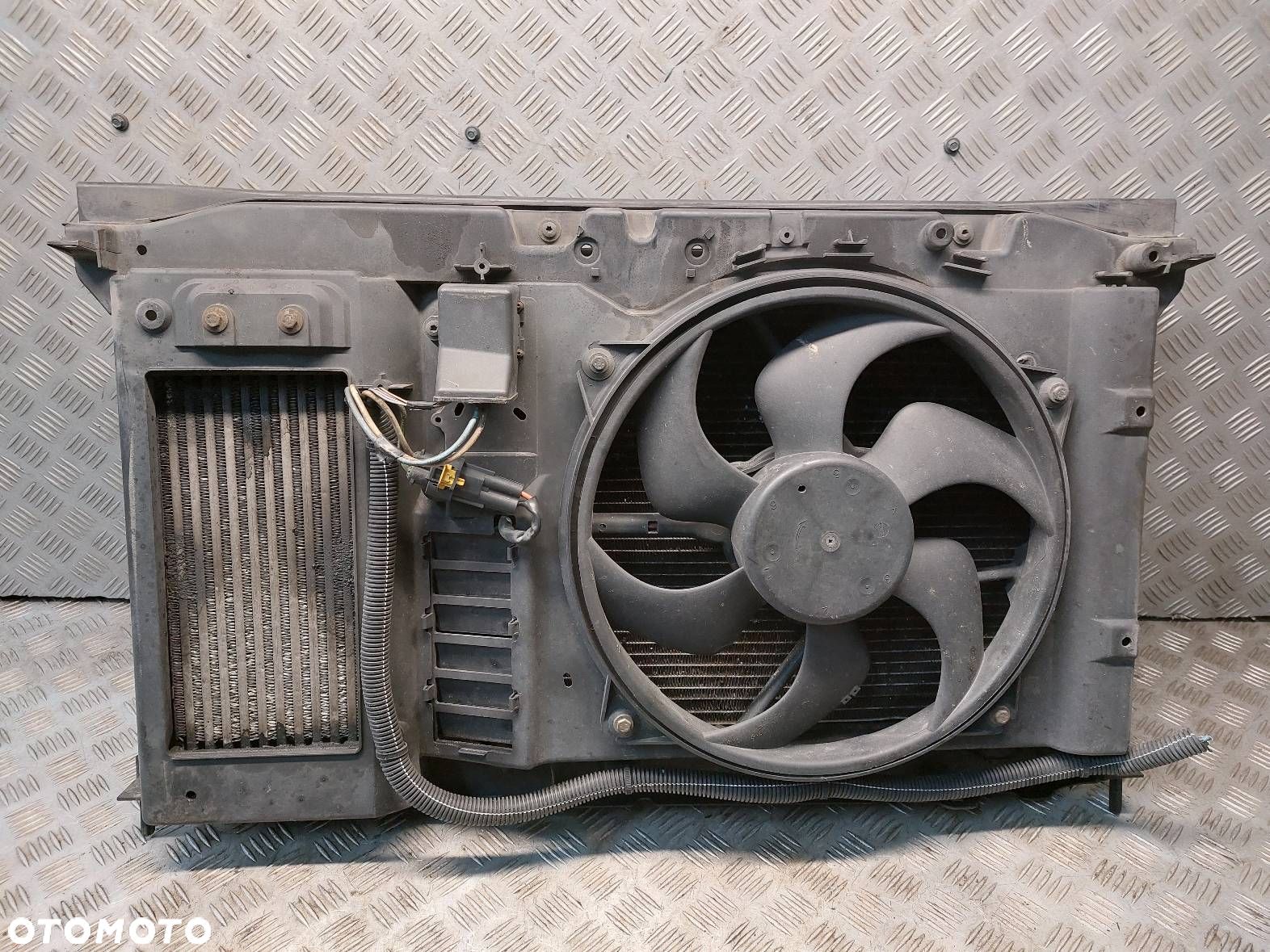 KOMPLET CHŁODNIC + INTERCOOLER + WENTYLATORY CITROEN C4 PICASSO I 1.6 HDI - 1