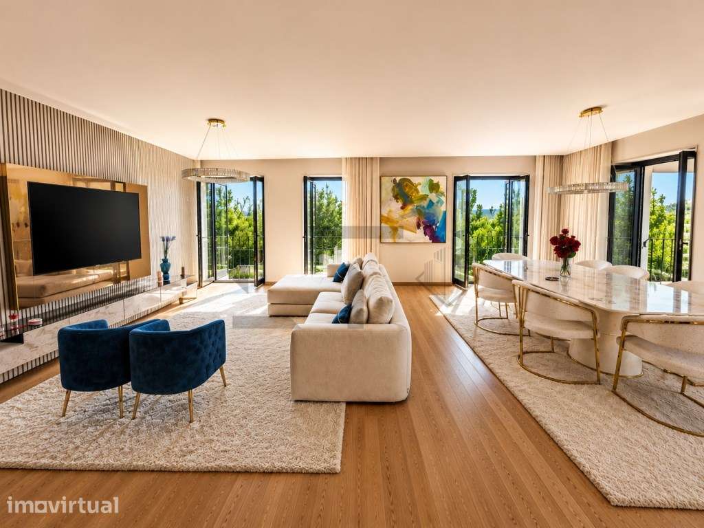 Penthouse T3 com Terraço e Piscina Privada com plena Vista Mar e da... - Grande imagem: 5/26