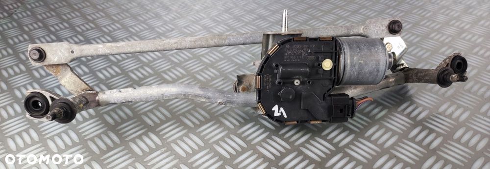 8P1955119E 8P1955023K mechanizm silniczek wycieraczek przód AUDI A3 8P EURO - 1