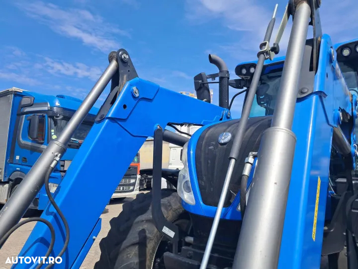 New Holland t6.160 ec s5 smart cu incarcator frontal 735la cupa robust m2.2/1.56s furca paleti 1600 - 13