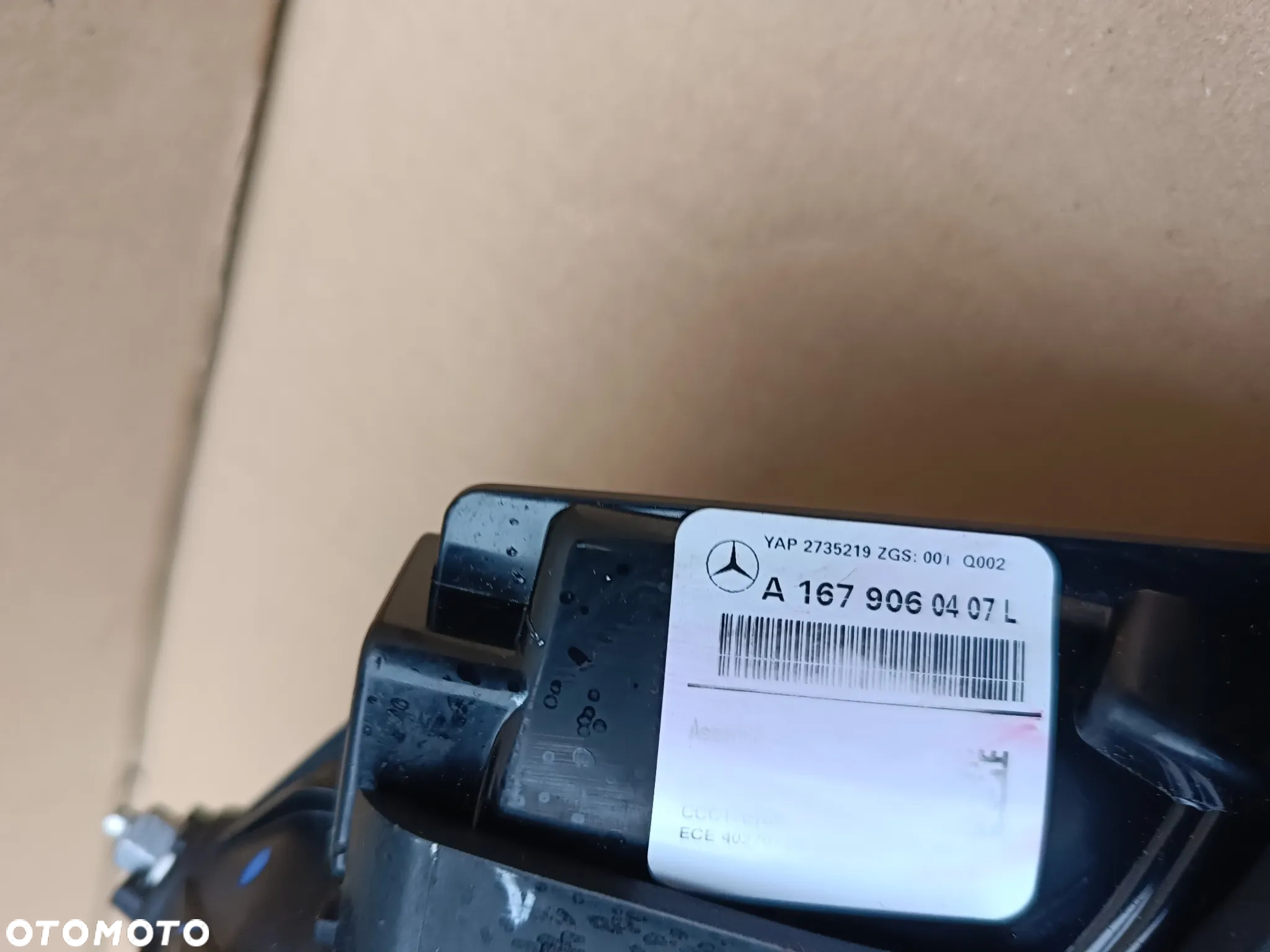 Lampa tylna tył tylnia lewa LED Mercedes GLE W167 oryg A1679060407 - 2