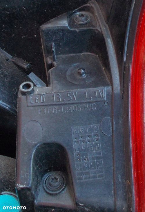 FORD FOCUS MK3 LIFT 14+ HB LEWA TYLNA LAMPA ZWYKŁA ORYGINAŁ - 6