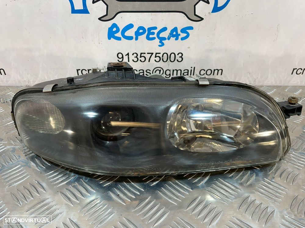 OTICA OTICAS LUPA DIREITA VALEO 88201558DX 88201558 FIAT MAREA 185 ANO 2000 OPTICA OPTICAS FAROL FAROIS ORIGINAL - 1