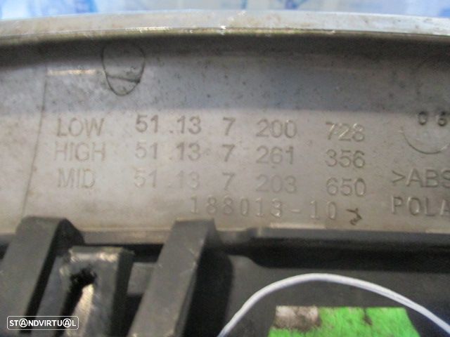 Grelha Friso 51137200728  51137261356   51137203650 BMW 520D F11 FASE 1 2011 2.0D 184CV 5P PRETO FD - 5