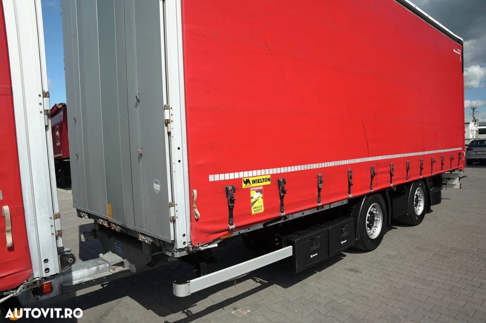 Volvo FH 460 / COMBINAȚIE TANDEM / 120 M3 / TRANSITION / I-SAVE / I-PARK COOL / DIRECȚIE CU RIDICARE A PUNTELOR / WIELTON / CORTINĂ ARMATĂ - 11