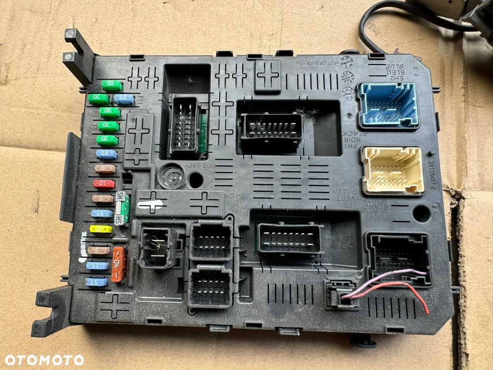 CITROEN C5 X7 III ZESTAW STARTOWY STACYJKA KLUCZYK STEROWNIK SILNIKA SKRZYNKA BSI 9665843380 - 5