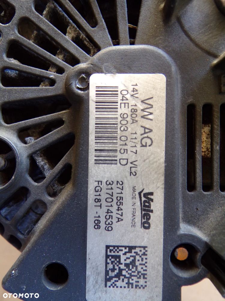 ALTERNATOR VOLKSWAGEN TOURAN III AUDI SKODA 04E903015D - 5