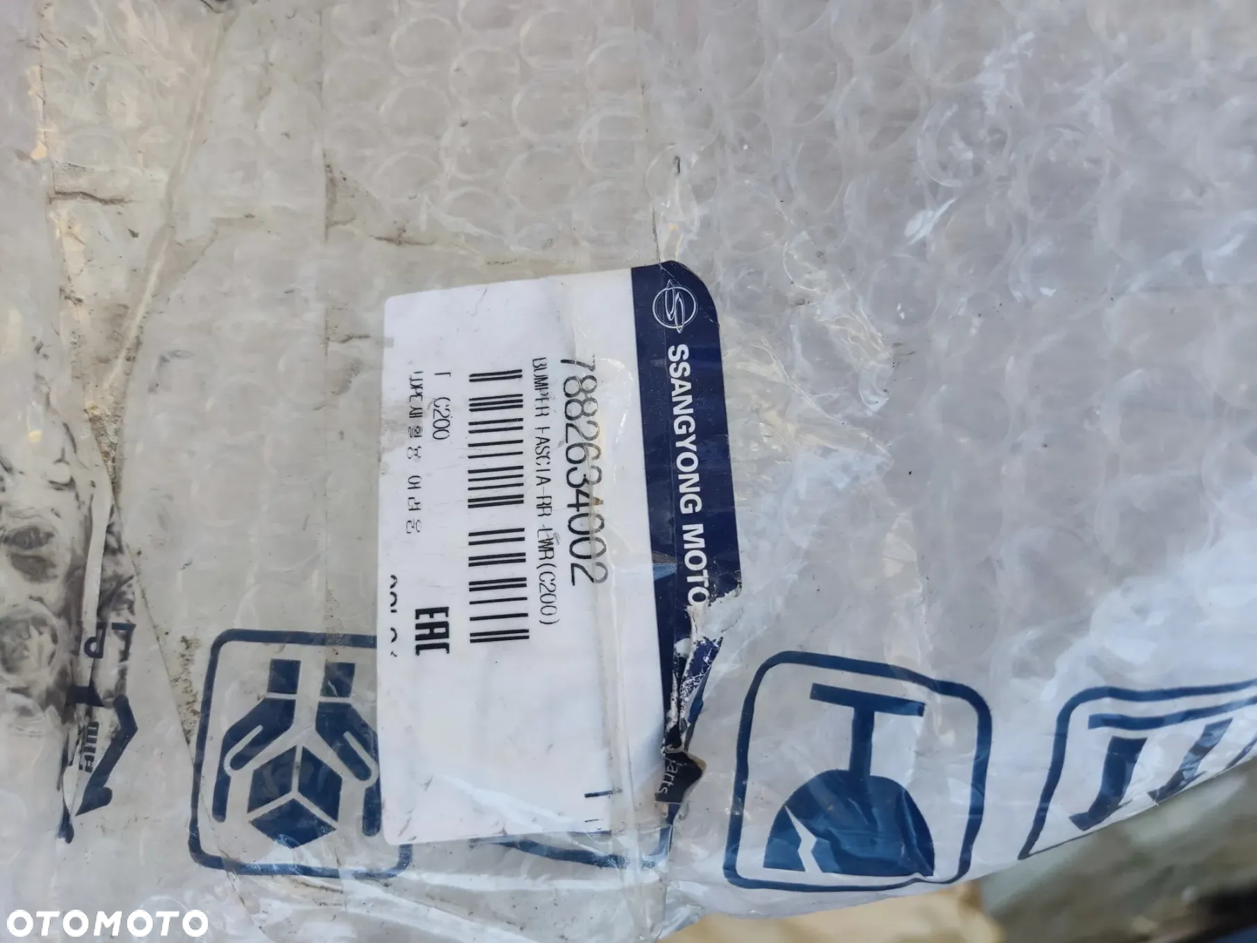 LISTWA ZDERZAKA TYLNEGO SSANG YONG NEW ACTYON /KORANDO C 7882634002 - 3