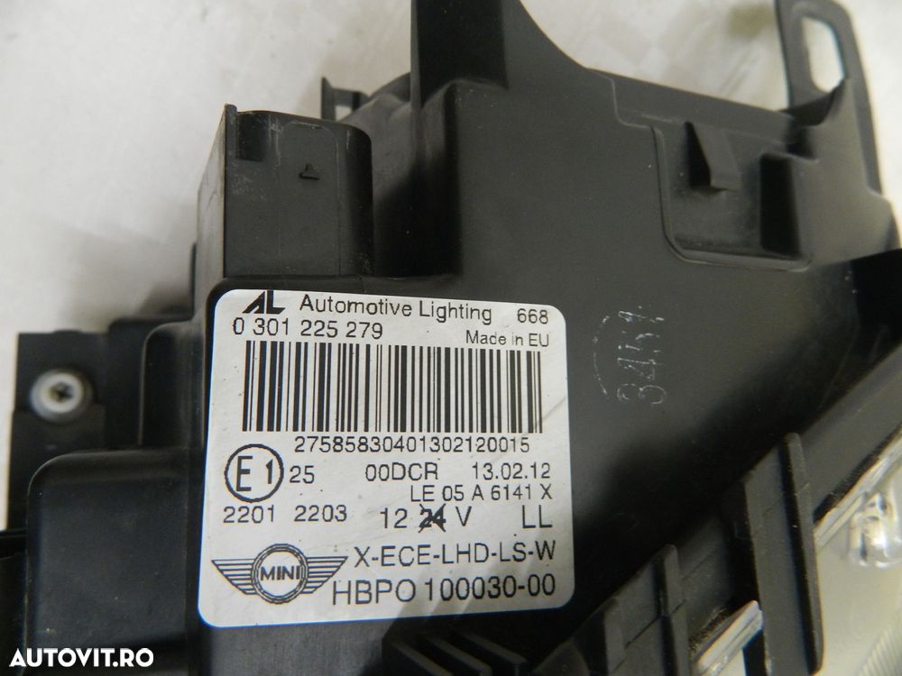 Far stanga Mini Cooper R55 / R56 Xnenon, 2006, 2007, 2008, 2009, 2010, 2011. - 5