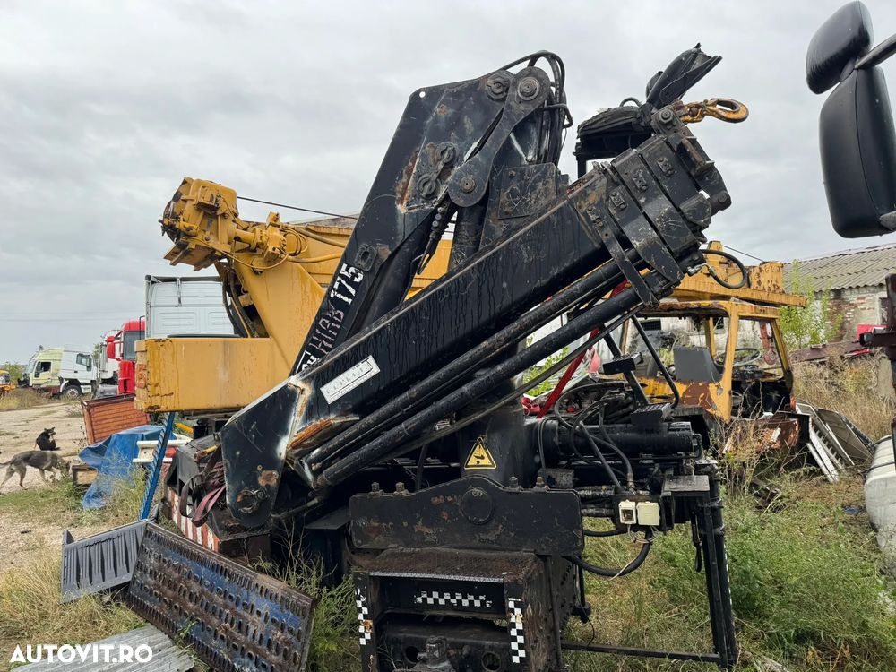 Macara hidraulică Hiab 175 - 6,5 TONE - 14 M : montabila pe camion - 14