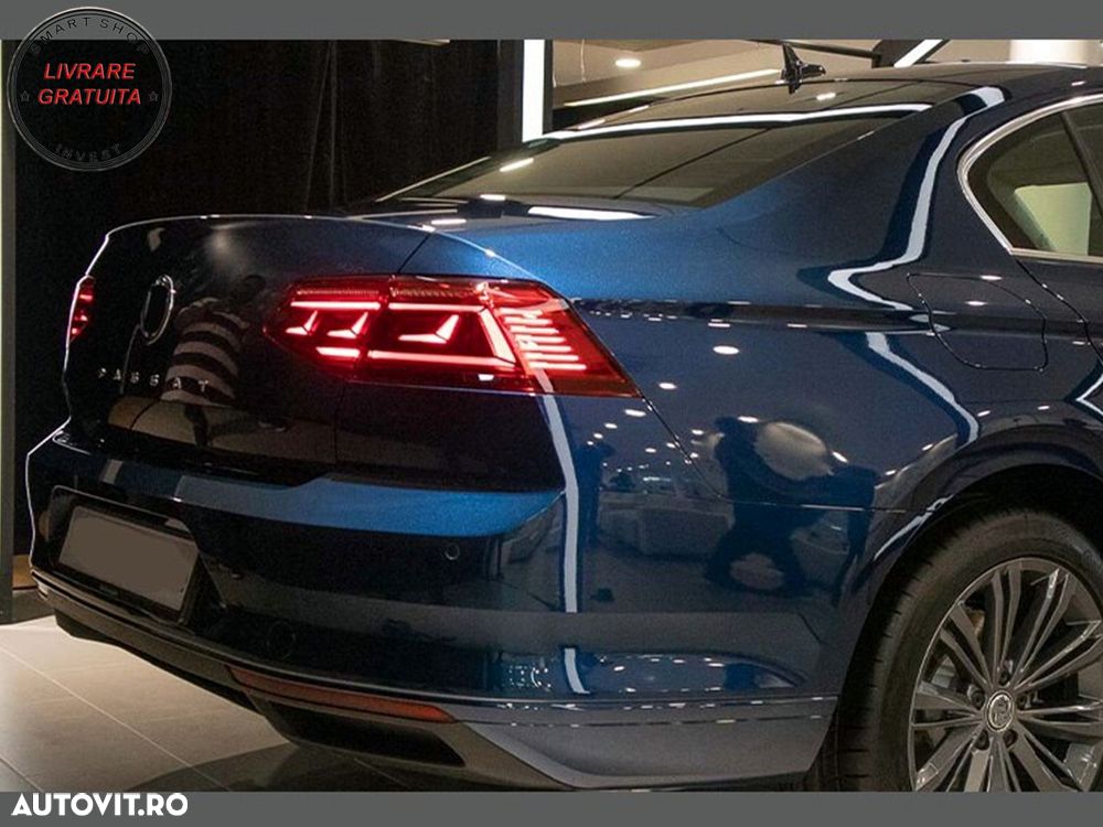 Stopuri LED VW Passat B8 3G (2015-2019) Sedan B8.5 Design cu semnal dinamic- livrare gratuita - 22