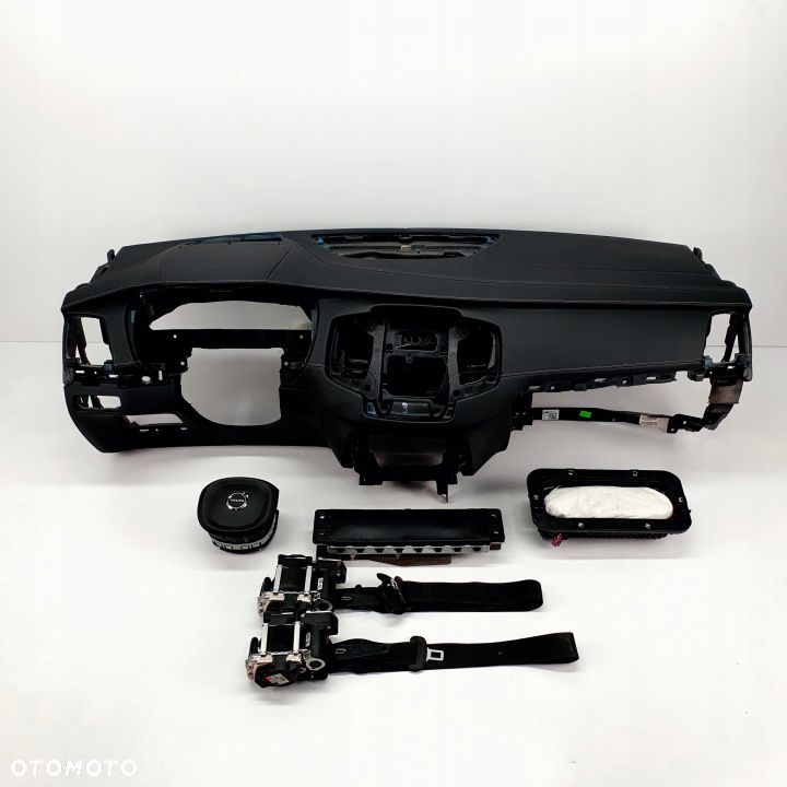 VOLVO XC90 II XC 90 DESKA ROZDZIELCZA KONSOLA KOKPIT PULPIT PODUSZKI AIRBAG AIR BAG PASY KIT SET - 1