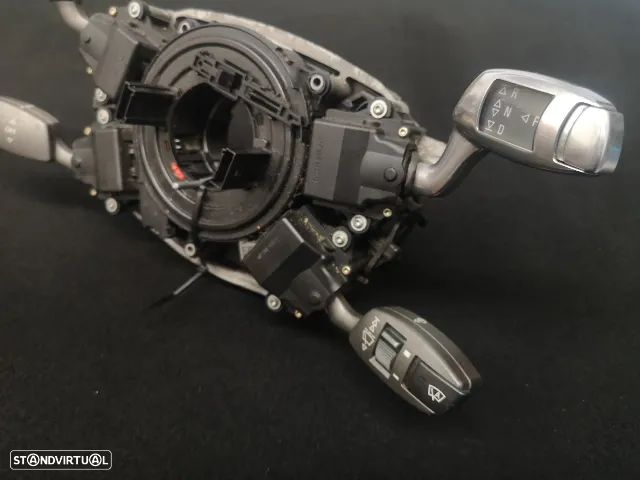 Conjunto manetes sensor ângulo fita airbag original BMW Série 7 E65 E66 2001+ - 3