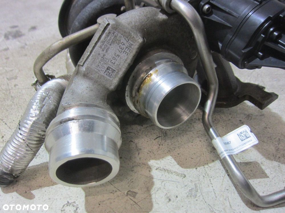 BMW X3 G01 X4 F30 G30 B46 11658631891 TURBOSPRĘŻARKA TURBINA 7637563 TURBO - 8