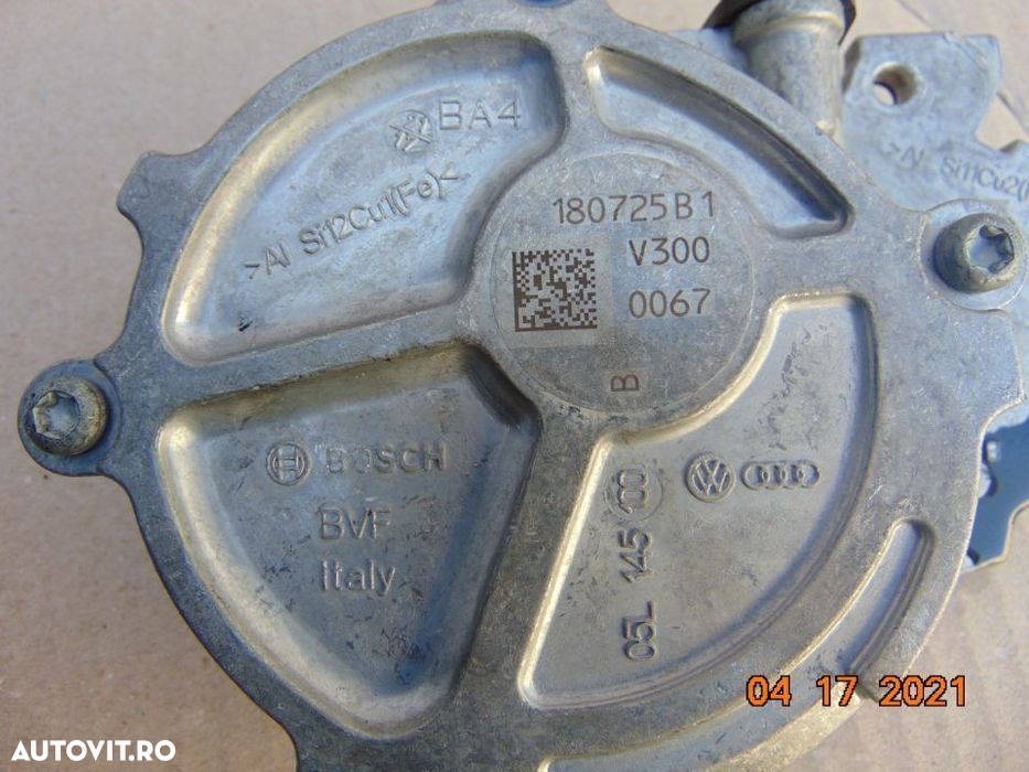 Pompa Vacuum Audi A6 4k C8 2.0 euro 6 Audi A5 A7 Q3 Q5 Seat Skoda 2.0 - 2