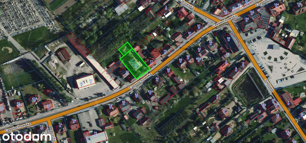Nieruchomość z potencjałem inwestycyjnym, Kłomnice, działka 1334 m² - Pełny obrazek: 2/20