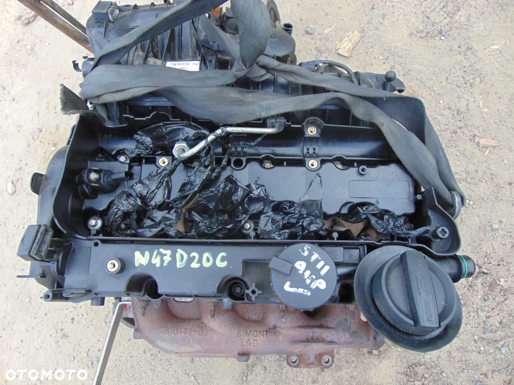 Silnik BMW e90 N47D20C Słupek - 3