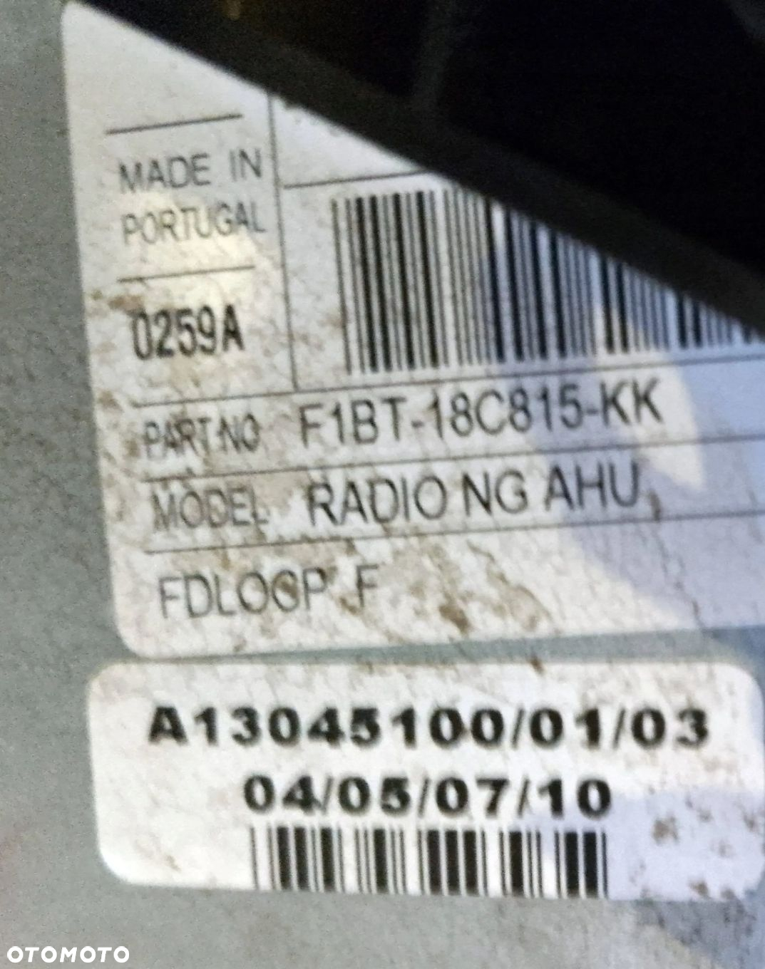 FORD FOCUS MK3 WYŚWIETLACZ NAWIGACJI RADIA F1BT18C815KK - 4