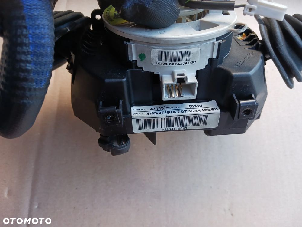 Fiat Bravo 2 II Przełącznik zespolony 07354410060 manetki manetka włącznik świateł kierunków wycieraczek zwijak taśma airbag czujnik kąta skrętu - 3