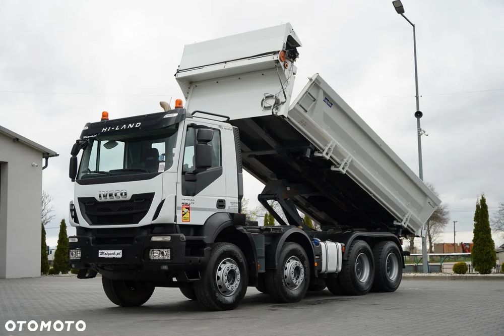 Iveco TRAKKER 450 / 8x4 / WYWROTKA / HYDROBURTA / BORDMATIC / EURO 6 / - 2