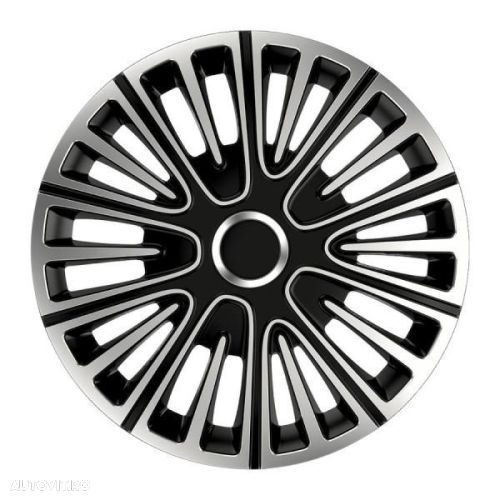 Set capace roti pe 16, Motion, argintiu si negru - 1
