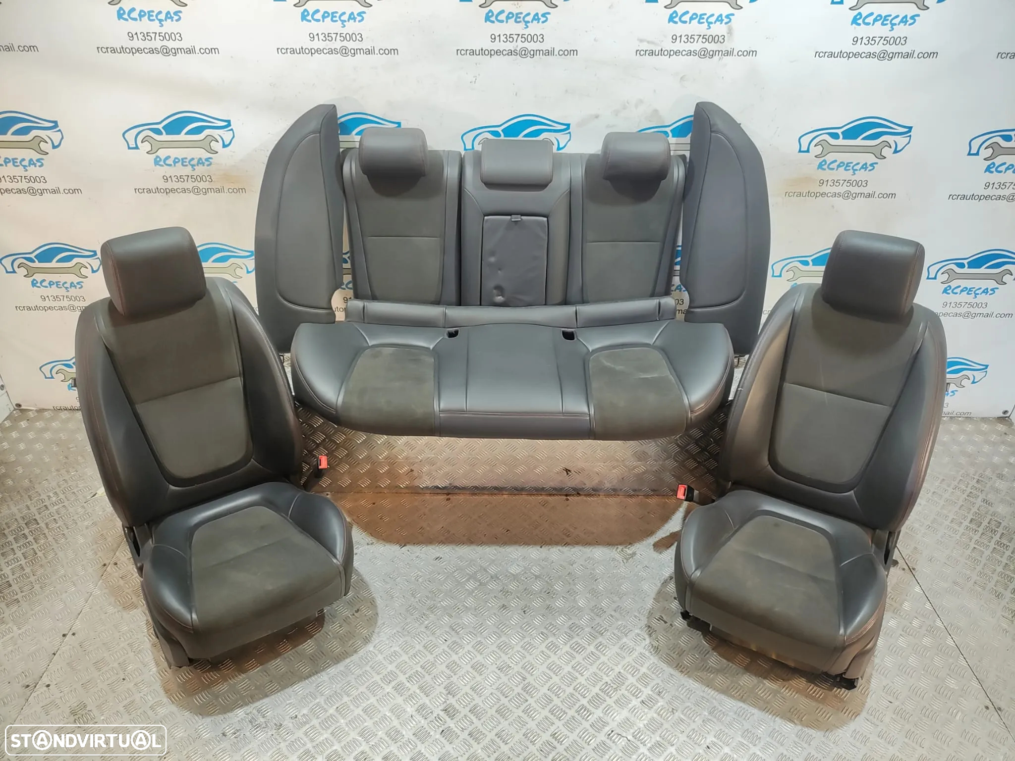 Conjunto Bancos em Pele Elétricos Jaguar XF X250 - 10