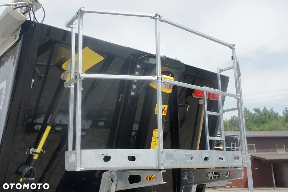 Zaslaw 28 m³ / 4.990 kg !! super lekka naczepa wywrotka z klapą ! - 33