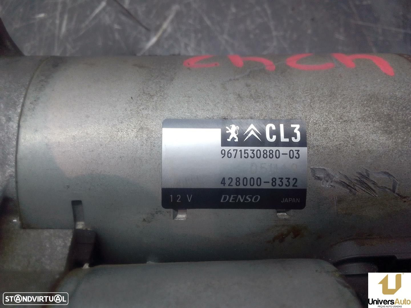 MOTOR ARRANQUE PEUGEOT 208 2015 -9671530880 - 4