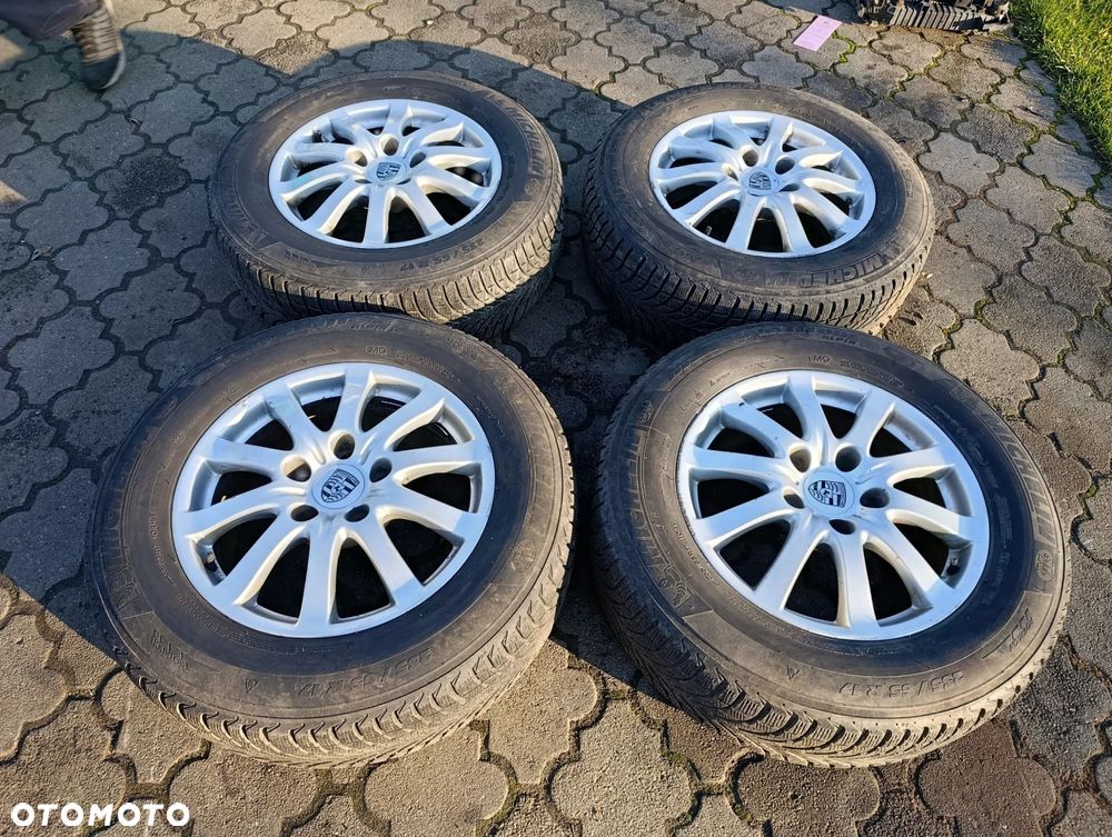 Cayenne I al. felga 17'' felgi aluminiowe alusy opony Michelin Latitude Alpin 235-65-17 zima bieżnik 6mm komplet felga 5 - 3
