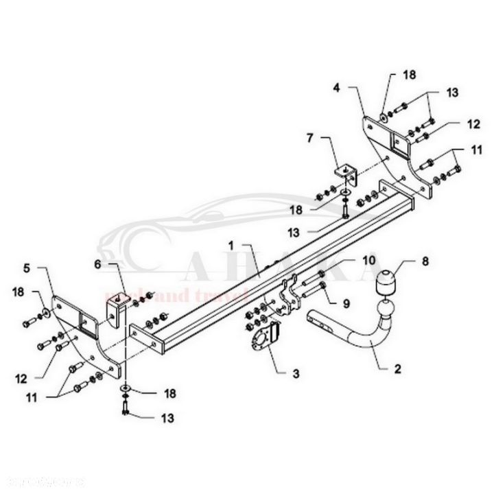 Hak Holowniczy Odkręcany Do Hyundai I30 Cw Kombi 2008-2010 - 6