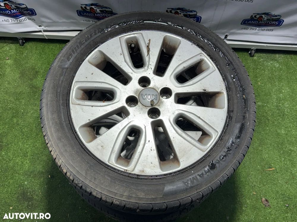 JANTE KIA R16 / 4x100 / RIO 2 / 6JX16 OFFSET 48 / 195/55 R16 /  + CAUCIUCURI (X4) - 1