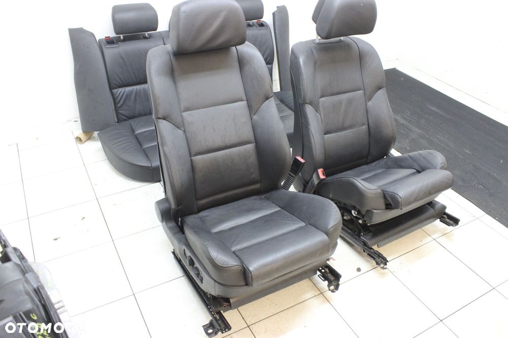 KOMPLET FOTELI FOTELE PRZÓD TYŁ KANAPA BMW E61 LIFT EUROPA M PAKIET SKÓRA - 3