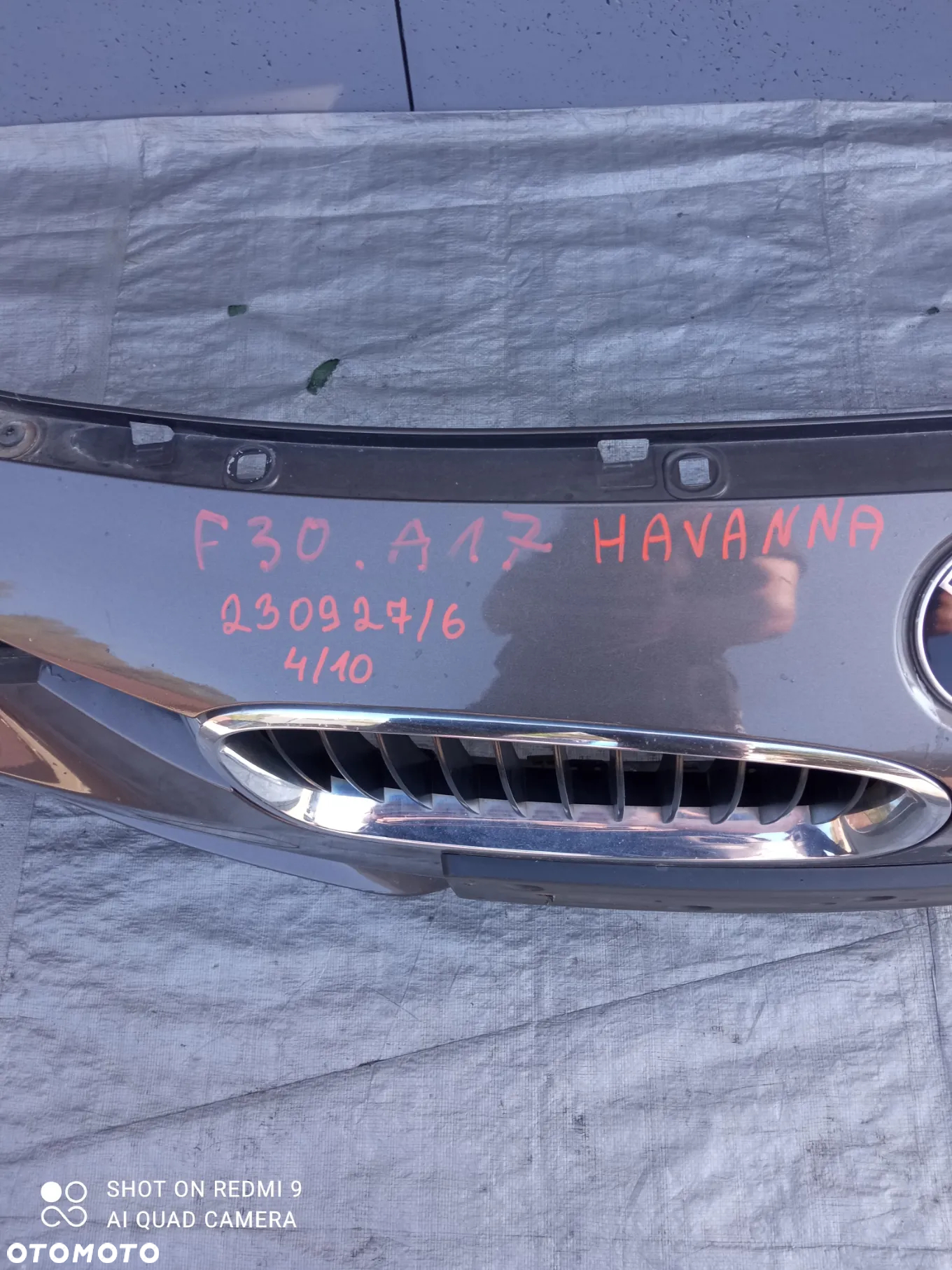 BMW F30 F31 ZDERZAK PRZÓD A17 HAVANNA - 2