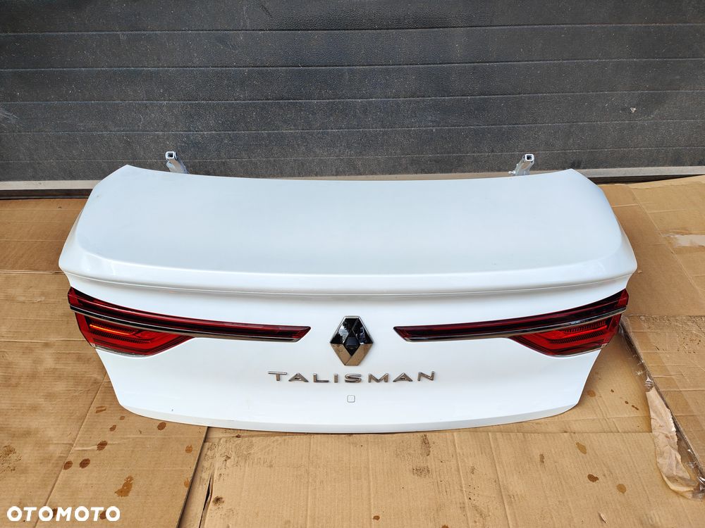Klapa bagażnika kompletna  kamera Renault Talisman biała perła TEQNC - 1