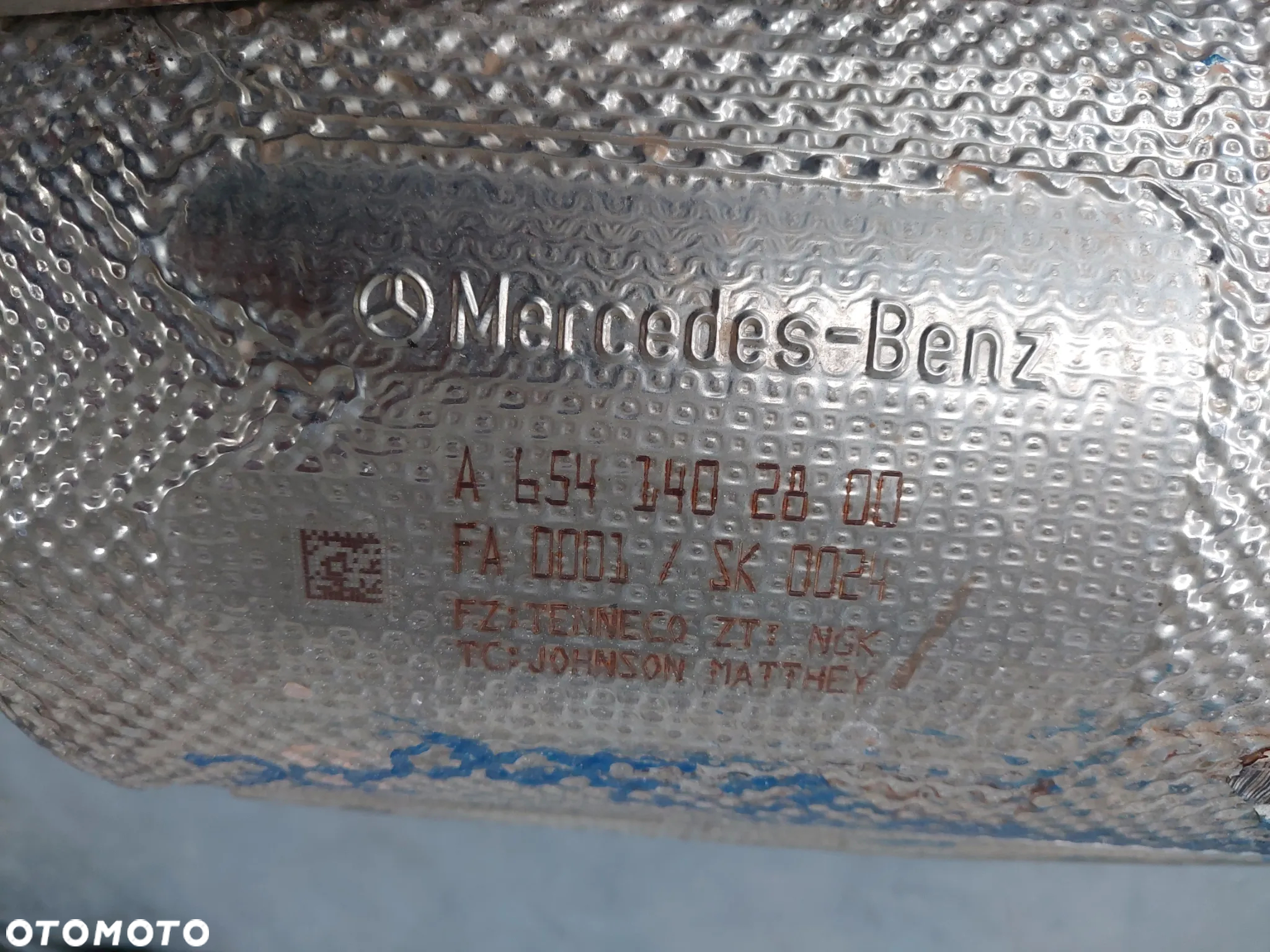 MERCEDES DPF filtr cząstek stałych A6541402000 czujniki komplet - 2