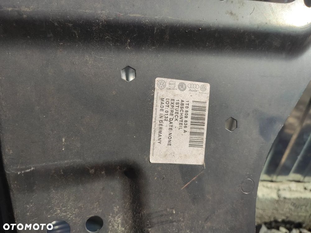 PD Poszycie Prawe Słupek A B Prawy Próg Vw Touran 03- 1T0809836A - 5