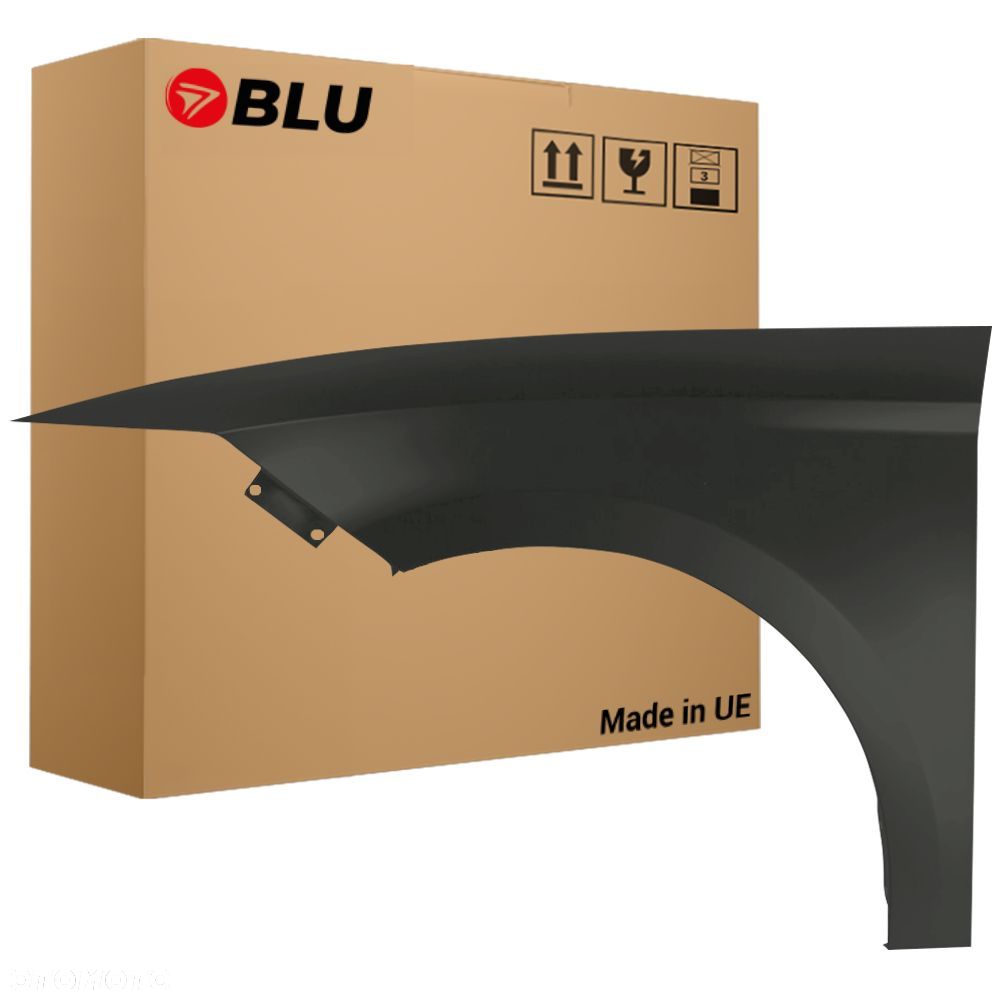 BLU Błotnik SEAT LEON III 3 5F LX7Z lewy przód srebrny 2012-2020 DelphinGrau - 1