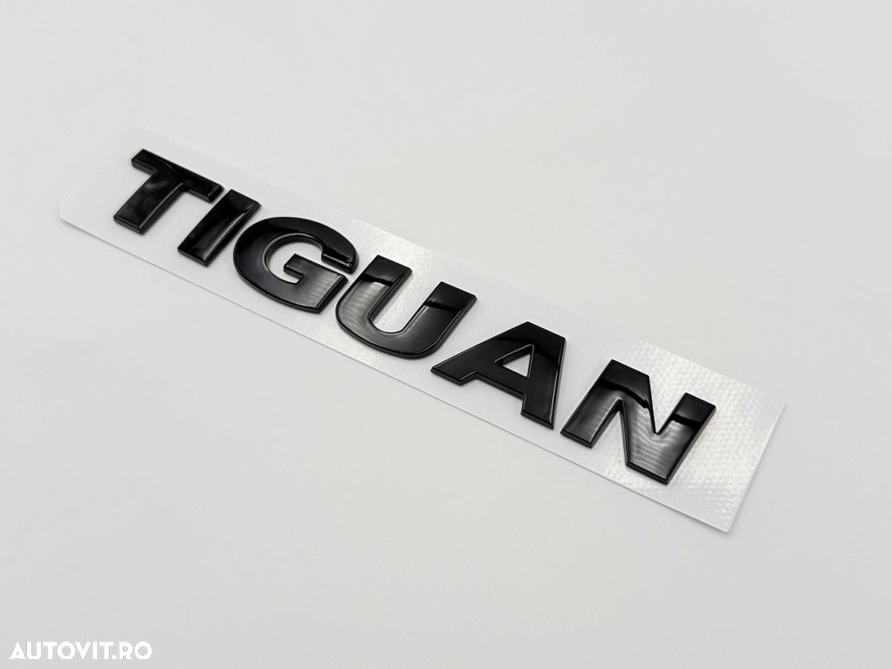 Emblema Compatibila VW Tiguan negru - 3